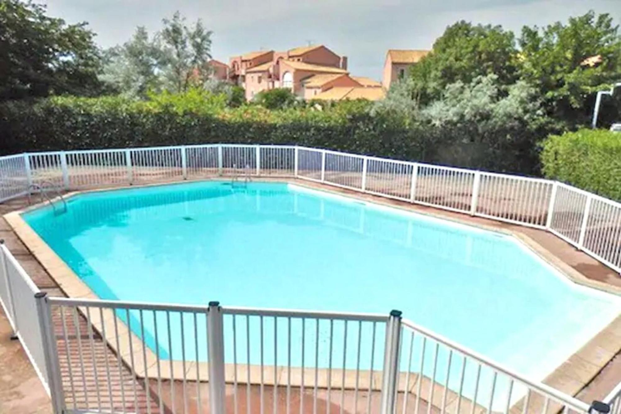 T2 Tamaris Piscine Proche Mer Palavas Parking Extérieur photo
